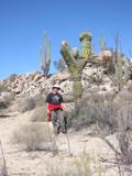 Ben with cactus.