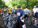 Ben in line to set off from Sandwich