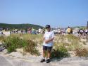 Ben at the last rest stop on day 2, about 8 miles from Provincetown.