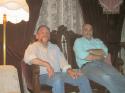 Ben's friends Bryan and Ron, on the settee in their victorian house in Haight-Ashbury.