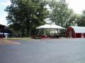 Another view of Bubba's, with bikes to the left and canal beyond.