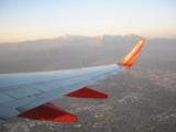 Ben flies back to SF over Mt. Baldy