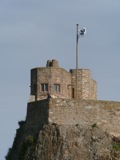 Detail of Lindisfarne Castle.