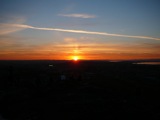 Sunset from Arthur's Seat.