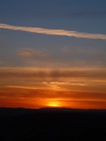 Sunset from Arthur's Seat.