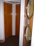Inside Ross's dorm.
