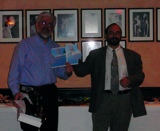 Mike & Ben open their joint 50th birthday present