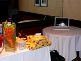 Gift table and slide show