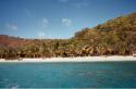 Picture-perfect beach at Mosquito Island.