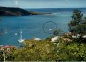 Another view of Leverick Bay. Our yacht, Venture II, is circled.
