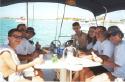 A fine luncheon at Anegada.