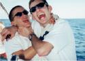 Ross and Erik, so happy together.