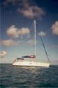 Venture II from the water.