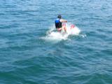 Olivier takes off
