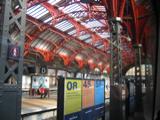 From the train.  The main train station in Copenhagen.