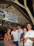 The bar at world-famous Foxy's.