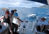 The four grups. Not much wind on this trip, oddly, until the last two days.
