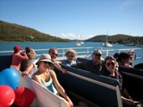 On the ferry from St. Thomas to Tortola.