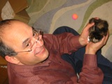 This is Tilly (Atilla) in Ben's hands.